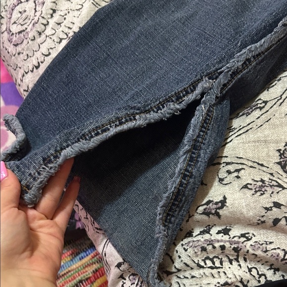 LEI Vintage Women's Blue Flared Jeans - Picture 2 of 6